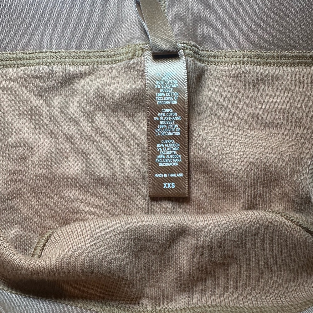 SKIMS Ribbed High-Waist Briefs in Brown - Picture 3 of 4